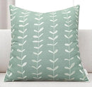 VAGMINE Embroidered Lollipop Cushion Cover - 20x20 Inches Square - 100% Cotton Light Teal Throw Pillow Case - Minimalist Chic Design - Luxury Home Accent for Sofa, Couch, Bed, Office by CozyNest Decor