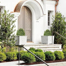 THE BLOOM TIMES 2ft Faux Boxwood Plants Outdoor Set of 2, Topiary Balls Artificial Outside Trees, 24" UV Resistant Fake Greenery Bushes & Shrubs for Front Porch Planter by GreenHaven Gardens