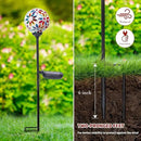 Afirst Solar Lights Outdoor Decorative - Solar Mosaic Garden Stakes Flower Decorative Lights Waterproof for Pathway Yard Lawn Decoration Multi by CozyNest Decor
