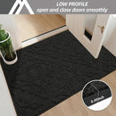 COSY HOMEER-Door-Mat-Non-Slip-Entryway-Rug 32”x48” Absorbent Welcome Mats Washable Dirt Trapper Door Mat Entrance Floor Mats for Front Back Doormats and Wet Shoes,Black by CozyNest Decor