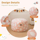 MAXYOYO Bean Bag Chair Bed for Kids, Convertible Bean Bag from Lazy Chair to Floor Bed, Fresh Cloud Design Cover, Stuffed Floor Sofa Couch for Boys and Girls, High-Density Foam Filling, Pink by CozyNest Decor