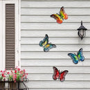 Metal Butterfly Wall Decor-6.5" Outdoor Fence Wall Art Decor Suitable for Garden Patio Balcony by GreenHaven Gardens