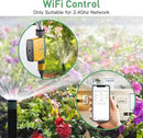 RAINPOINT WiFi Water Timer Hose Timer - Smart Garden Hose Faucet Timer with Weather Aware/3 Irrigation Plan/Automatic Rain Delay - APP Voice Control Sprinkler Valve Timer with WiFi Hub by GreenHaven Gardens