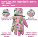 HLDD HANDLANDY Work Gloves for Women and Ladies, Leather Gardening Gloves Flexible Mechanic Working Gloves by GreenHaven Gardens