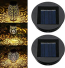 2 Pack Replacement Solar Light Parts-8 lumens Warm White LED Waterproof Solar Light Replacement Top Kit for Outdoor DIY Hanging Lanterns(3.15in) by GreenHaven Gardens