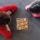 Glintoper Tic Tac Toe & Tumble Tower Blocks Tables Game Set, Classic Wood Stacking Game & XOXO Board Games for Kids Family, Living Room Rustic Coffee Table Decor, Travel Strategy Board Games by TinyTreasures Baby Boutique