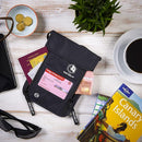 VENTURE 4TH Passport Holder Neck Wallet with RFID Blocking Nylon Lining - Hidden Neck Pouch for Travel (Pure Black) by TinyTreasures Baby Boutique