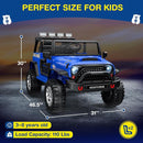 L8 2 Seater Ride On Car, 12V Kids Electric Car w/Remote Control, 4-Wheel Suspension, Bluetooth Speaker, Multi Music Modes, 3 Speeds, LED Lights, Xmas & Birthday Gift Ideas for Kids Ages 3+ by TinyTreasures Baby Boutique