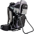 ClevrPlus Canyonero Camping Baby Backpack Hiking Kid Toddler Child Carrier with Stand and Sun Shade Visor, Black by TinyTreasures Baby Boutique