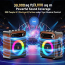 Karaoke Machine with 2 Wireless Microphones,【Upgraded 6.5"Woofer & 2"Tweeter】Portable Bluetooth 5.3 Karaoke Speaker, PA System with Bass/Treble/Echo Adjustment, Supports USB/AUX/TF/TWS for Home Party by TinyTreasures Baby Boutique