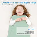TotAha Toddler Sleep Sack 1.0 TOG for 2T-3T-4T, Premium Soft Wearable Blanket Baby Sleeping Bag with 2-way Safe Zipper for Girl Boy by TinyTreasures Baby Boutique