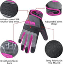 HANDLANDY Women Safety Work Gloves Utility Touch Screen Working Grip Glove for Yardwork Gardening Breathable Mechanic Gloves by GreenHaven Gardens