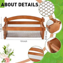 Garden Harvest Basket Mesh Storage with Handle Versatile Gardening Fruits Vegetables Gathering Basket Garden Supply Gardener Gift Spring for Washing Holding(Brown,19in) by GreenHaven Gardens