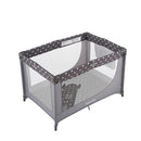 Pamo Babe Portable Crib Baby Playpen with Mattress and Carry Bag Grey by TinyTreasures Baby Boutique