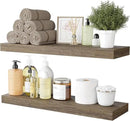 BAMEOS Floating Shelf, 24x6 Wall Shelf,Decor Wall Mounted Shelves,Hanging Shelf Set for Bathroom Kitchen Living,Kitchen,Room Bedroom Storage by CozyNest Decor