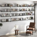 Heimlove 48 Inch Large Wall Bookshelves Set of 3, Wall Mounted Bookshelves,Heavy Duty Wooden Shelves for Living Room,Bedroom,Kitchen,Laundry Room Storage & Decor by CozyNest Decor