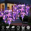 Kohlrabi Solar Garden Lights Outdoor, 6 Pack Solar Butterfly Lights Purple Lavender Gardening Gifts for Women, Purple Artificial Flower with Butterfly Garden Decor for Lawn Patio by GreenHaven Gardens