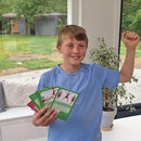 Shuffle Up American Football Card Game – Kids Outdoor Garden Games with 70+ Fun & Active Fitness Workout Cards, American Football Gifts for Boys & Girls, Fun Family Games by TinyTreasures Baby Boutique