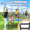 BCAN 8FT 10FT 12FT 14FT 15FT 16FT Recreational Trampoline with Enclosure for Kids Adults, ASTM Approved, Outdoor Trampolines with Ladder for Kids by TinyTreasures Baby Boutique