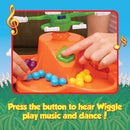 PlayMonster Giggle Wiggle Board Games for Kids, Hand-Eye Coordination, Preschool Games, The Twisting-Turning Race to Get Your Marbles to The Top Game, Ages 4+, Batteries Not Included by TinyTreasures Baby Boutique