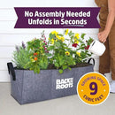 Back to the Roots Breathable Grow Bed, Provides More Oxygen to Roots, Assembles in Seconds 9 cu. ft