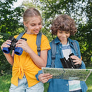 6 Pack Kids Binoculars Shock Proof Toy Binoculars Set for Age 3-12 Years Boys Girls Hunting Folding Small Telescope Birthday Gifts Bird Watching Educational Learning Camping Outdoor (Stylish Colors) by TinyTreasures Baby Boutique