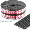 Baby Proofing Edge Corner Protector, 16.4 ft Edge Guards Padding with 3M Adhesive, Extra-Wide Soft NBR Rubber Foam Padding, Furniture,Sharp Edge Safety Corner Edge Bumper Guard-Black by TinyTreasures Baby Boutique
