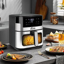 8.5QT Air Fryer, Family Size Digital Air Fryers, Nonstick Square Basket, Smart Touchscreen with 8-Preset, Air Frying, Reheat Leftovers, Party Food, Fast Cooking, Dishwasher-Safe, for Kitchen by CozyNest Decor