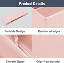 DIMJ Drawer Organizer Clothes 24Pack - Foldable Baby Organizers and Storage & Dresser Organizer for Bedroom, Closet - Nursery Organization Dresser Dividers for underwear, Sock,Bra, Belt, Tie, Pink by CozyNest Decor