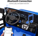 2 Seater Ride on Car Truck, 12V Kids Electric Ride on Toy for Big Kids Age 3-8 w/Remote Control- Blue by TinyTreasures Baby Boutique