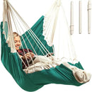 Hanging Hammock Chair Swing – Hanging Chair Outdoor & Indoor - Hammock Swing Chair – Quick & Easy Setup with Hardware Kit – Durable & Spacious Full Body Support – Holds 440 Lbs by GreenHaven Gardens