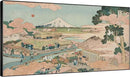 SIGNWIN 30"x60" Extra Large Framed Wall Art Japanese Ukiyo-e Landscape, Timeless Mt. Fuji Scene for Zen-Inspired or Asian-Style Interiors for Home Living Room Bedroom Decor (Frame Assembly Required) by CozyNest Decor