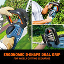 SENIX HTX2-M-0 X2 20 Volt Max* 18-Inch Battery Powered Cordless Hedge Trimmer with Brushless Motor, Double-Sided Dual Action Blades, 3/4" Cutting Capacity, Tool Only, Battery Not Included by GreenHaven Gardens