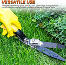 Upgraded Grass Shears, Grass Trimming Shears, Hand Grass Clippers, Gardening Scissors for Garden, Lawn Edges by GreenHaven Gardens