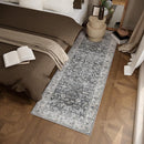 Runner Rug Washable Kitchen Runner: 2'6"x8' Hallway Runner Rugs Stain Resistant Non Slip Low Pile Soft Boho Carpet Runners for Hallways Bedroom Entryway Indoor Beside Bathroom Laundry Room by TinyTreasures Baby Boutique