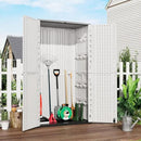 Outdoor Storage Cabinet Waterproof,Resin Vertical Storage Shed Lockable, 66 Cubic Feet Outdoor Storage Box for Garden/Backyard/Home/Pool by GreenHaven Gardens