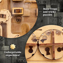 iDventure A-Maze-ing Safe - Marble Run Money Puzzle Box - Tricky Gift Packaging - 3D Puzzle for Adults - Escape Room Game - Brain Teaser - Birthday Gift Gadget for Men and Women - Treasure Box by TinyTreasures Baby Boutique