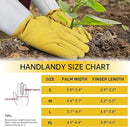 HANDLANDY Rose Gloves for Men & Women, Long Leather Gardening Gloves Thorn Proof, Best Garden Gifts & Tools for Gardener (Yellow-beige, Medium (Pack of 1)) by GreenHaven Gardens