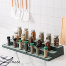 SIMPLEMADE 3-Tier Spice Rack Organizer - Versatile Storage Shelf for Kitchen, Bathroom, Bedroom & Office, Set of 1, Expandable Sage by CozyNest Decor
