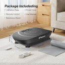 MERACH Vibration Plate Exercise Machine, Whole Body Workout Equipment for Women, Bluetooth and Silicone Pedal, Vibration Plate with Auto Mode, Vibrate Fitness Platform for Home by CozyNest Decor