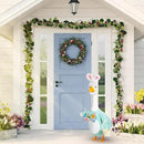 Spring Easter Egg Goose Outfit Lawn Porch Goose Clothes with Basket Goose Outfit for 23" Goose Spring Easter's Day Outdoor Patio Yard Lawn Art Decoration by GreenHaven Gardens