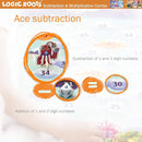 Addition and Subtraction Games - Pack of 2, Cloud Hoppers &Say Cheese Cafe, Math Board Games and STEM Toys for 5-9 Year Olds, Gift for Kids (Girls & Boys), Homeschoolers, Grade 1 & Up by TinyTreasures Baby Boutique