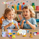 Air Dry Clay Kits for Kids-Modeling Magic Clay,12 Animals DIY Molding Clay Art Crafts Set,Ultra Light & Soft, Safe & Non-Toxic with Sculpting Tools & Tutorials, Unique Gifts for Boys & Girls by TinyTreasures Baby Boutique