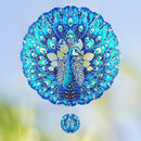 Peacock Gifts for Women, Peacock Wind Spinner Garden Decor, 12 inch 3D Hanging Wind Spinners Outdoor by CozyNest Decor