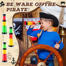 24 Pcs Plastic Pirate Telescope for Pirate Party Favors Portable Pocket Educational Science Spyglass Mini Monocular for Pirate Birthday Party Supplies Halloween Treasure Hunt by TinyTreasures Baby Boutique