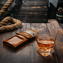 Cigar Glass Coaster With A Whiskey Cigar Glasses Slot To Hold Cigar Whiskey Glass Gi by The Wine Savant
