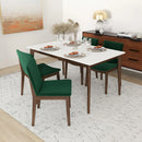Laura - Mid-Century Modern Solid Wood Dining Chair (Set of 2) by Unique Piece Furniture