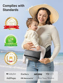 besrey Toddler Hip Carrier - Side Baby Carrier, Up to 44lb, Dad Infant Carrier Hipseat (Grey) by TinyTreasures Baby Boutique