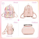 I IHAYNER Girls Bowknot Cute Leather Backpack Mini Backpack Purse for Women by TinyTreasures Baby Boutique