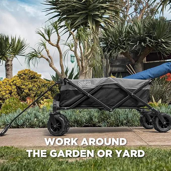 Creative Outdoor Original Folding Wagon All-Terrain Wheels, photo 3 of 9